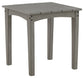 Visola - Square End Table - Gray