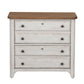 Farmhouse Reimagined - Lateral File - Antique White / Chestnut Tops