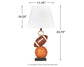 Nyx - Orange - Poly Table Lamp