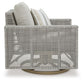 Seton Creek - Swivel Lounge With Cushion - Gray