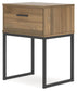 Deanlow - One Drawer Night Stand - Honey