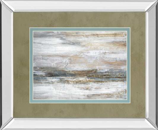 Mirage I By Fontaine, S. - Mirror Framed Print Wall Art - Dark Gray