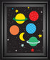 Outer Space By Ann Kelle - Framed Print Wall Art